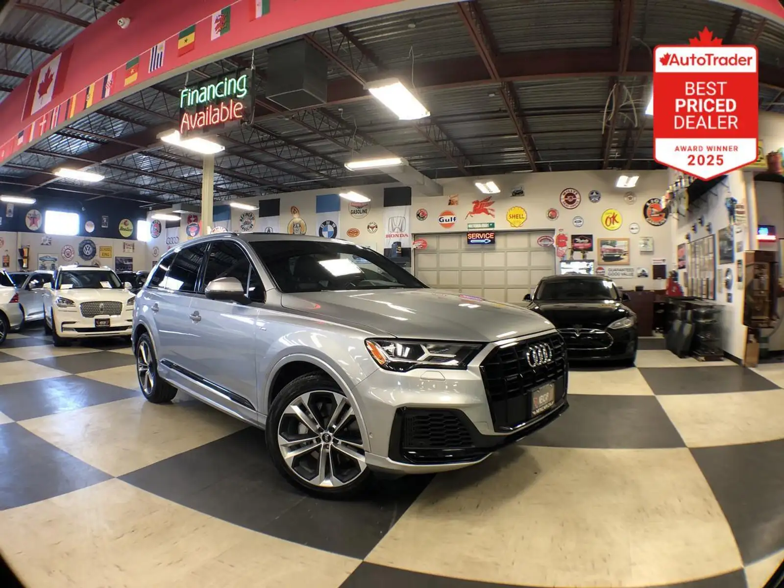 2022 Audi Q7 PROGRESSIV AWD 7 PASS NAV LEATHER PAN ROOF B SPOT — photo 1