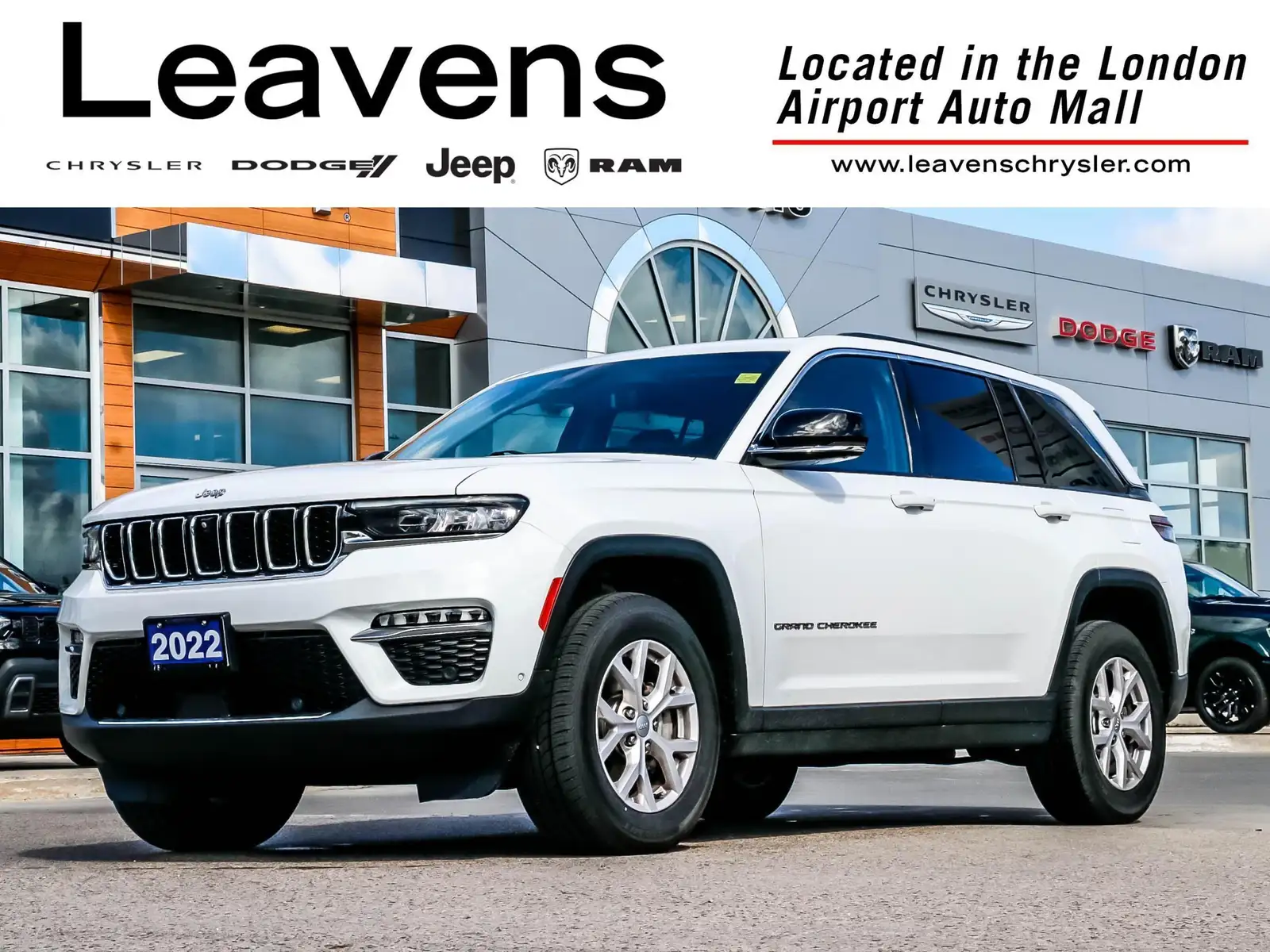2022 Jeep Grand Cherokee Limited PERFORATED LEATHER MEMORY SEATS VENTIL — photo 1