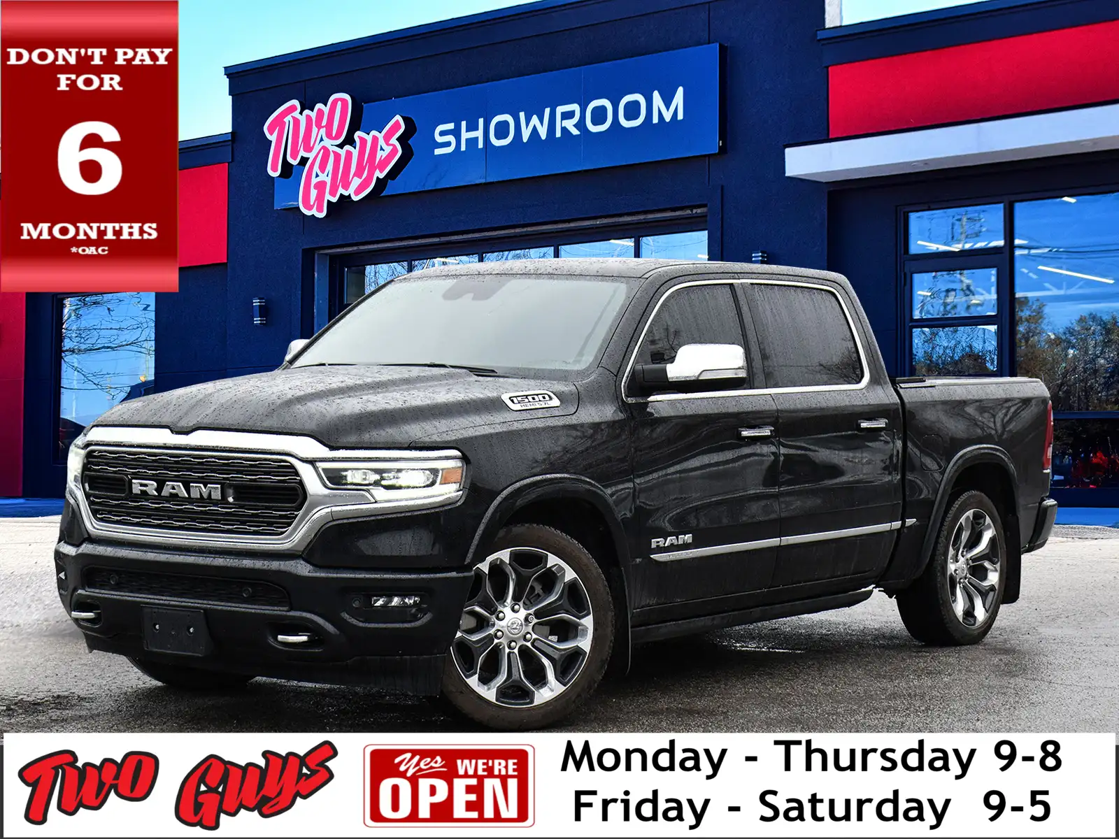 2022 RAM 1500 LIMITED Crew 5.7L 4WD Panoroof Leather — photo 1