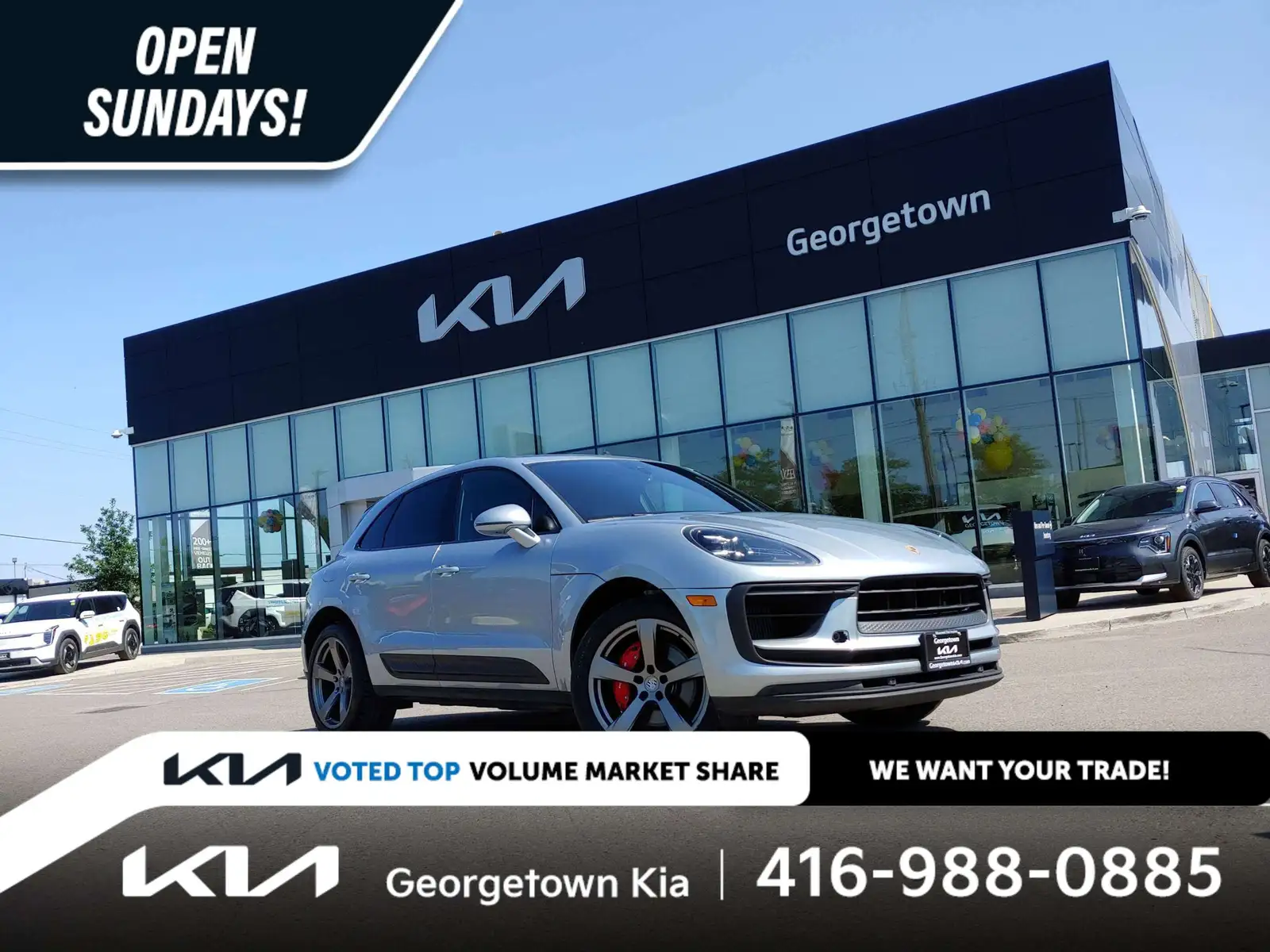 2023 Porsche Macan S 2.9L AWD NAV HTD SEATS 82K KM BU CAM — photo 1