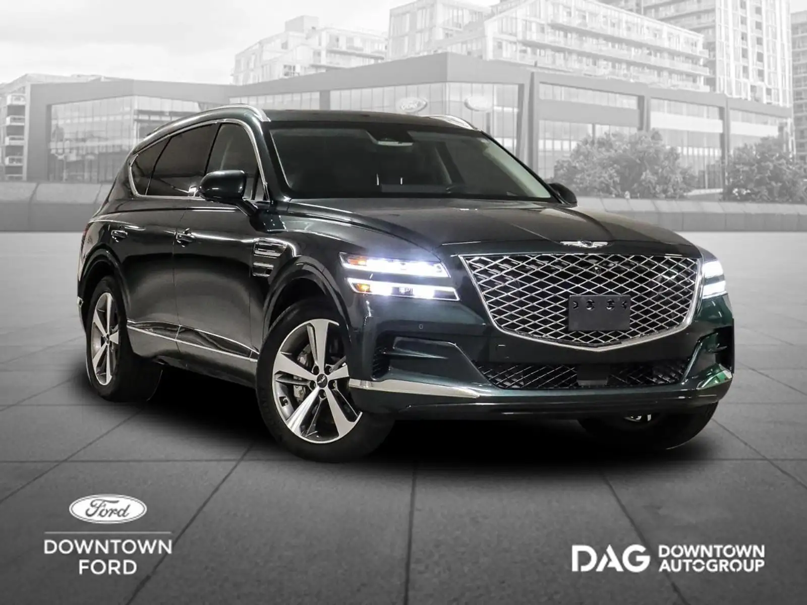 2023 Genesis GV80 .5T Advanced AWD Green Colour — photo 1