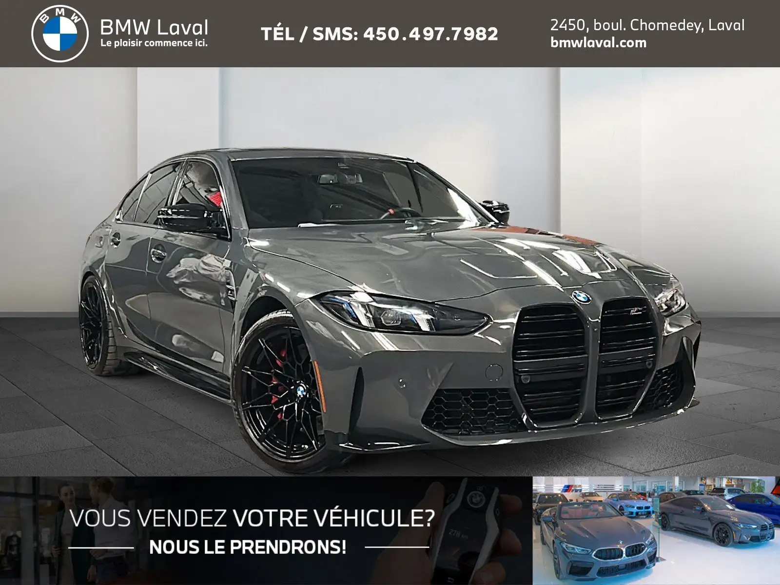 2026 BMW M3 Competition Gr. Sup Sièges avant ventilés — photo 1