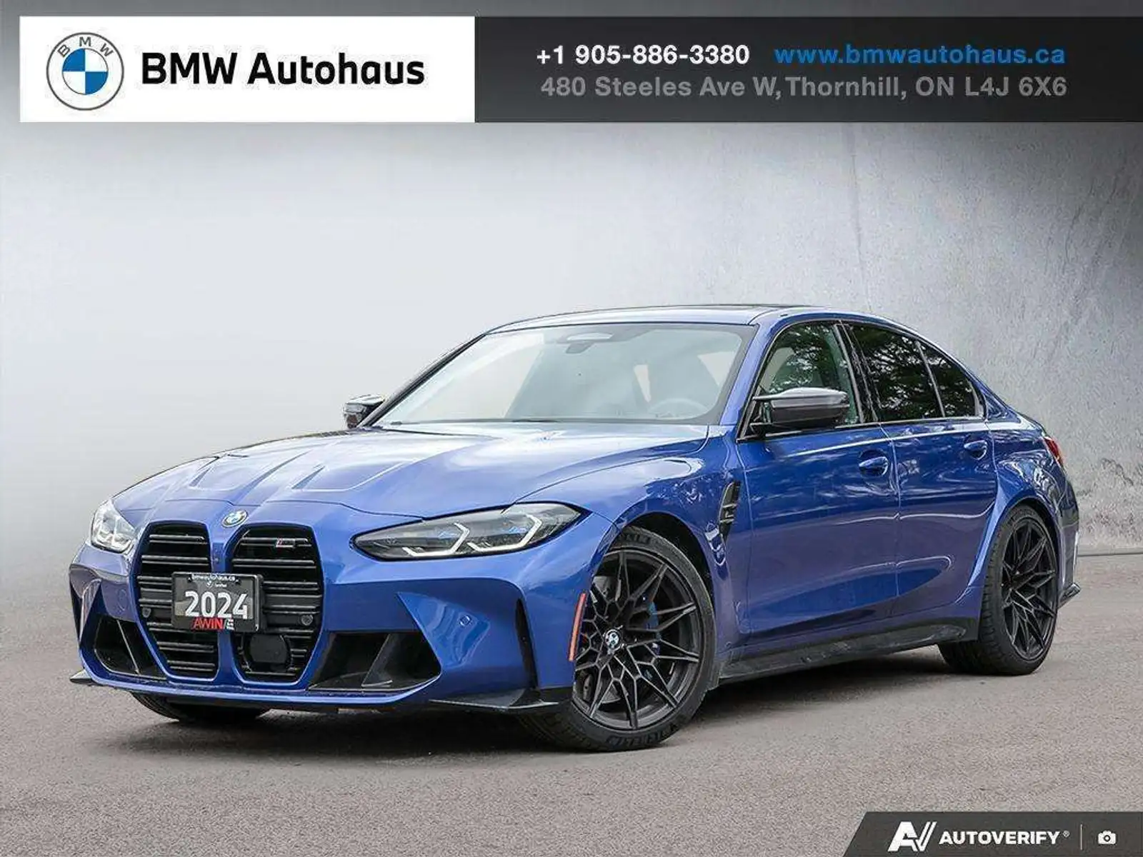 2024 BMW M3 Competition PREMIUM M CARBON EXTERIOR HARMAN K — photo 1