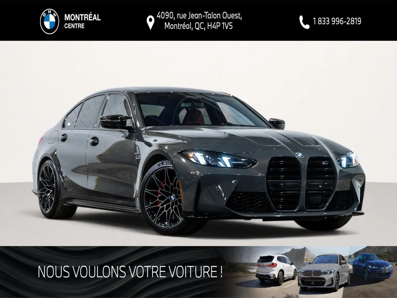 2025 BMW M3 Competition Premium Aide à la conduite avancée — photo 1